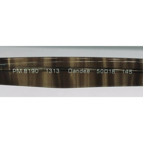 Paul Smith 8190 Brown/Beige Tortoise and Light Blue Oval Dandee Frames Italy NEW - Picture 5 of 6